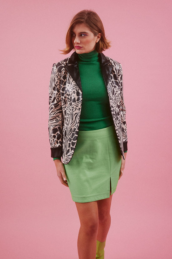 SUJ27A-01 - Faux Suede Blazer